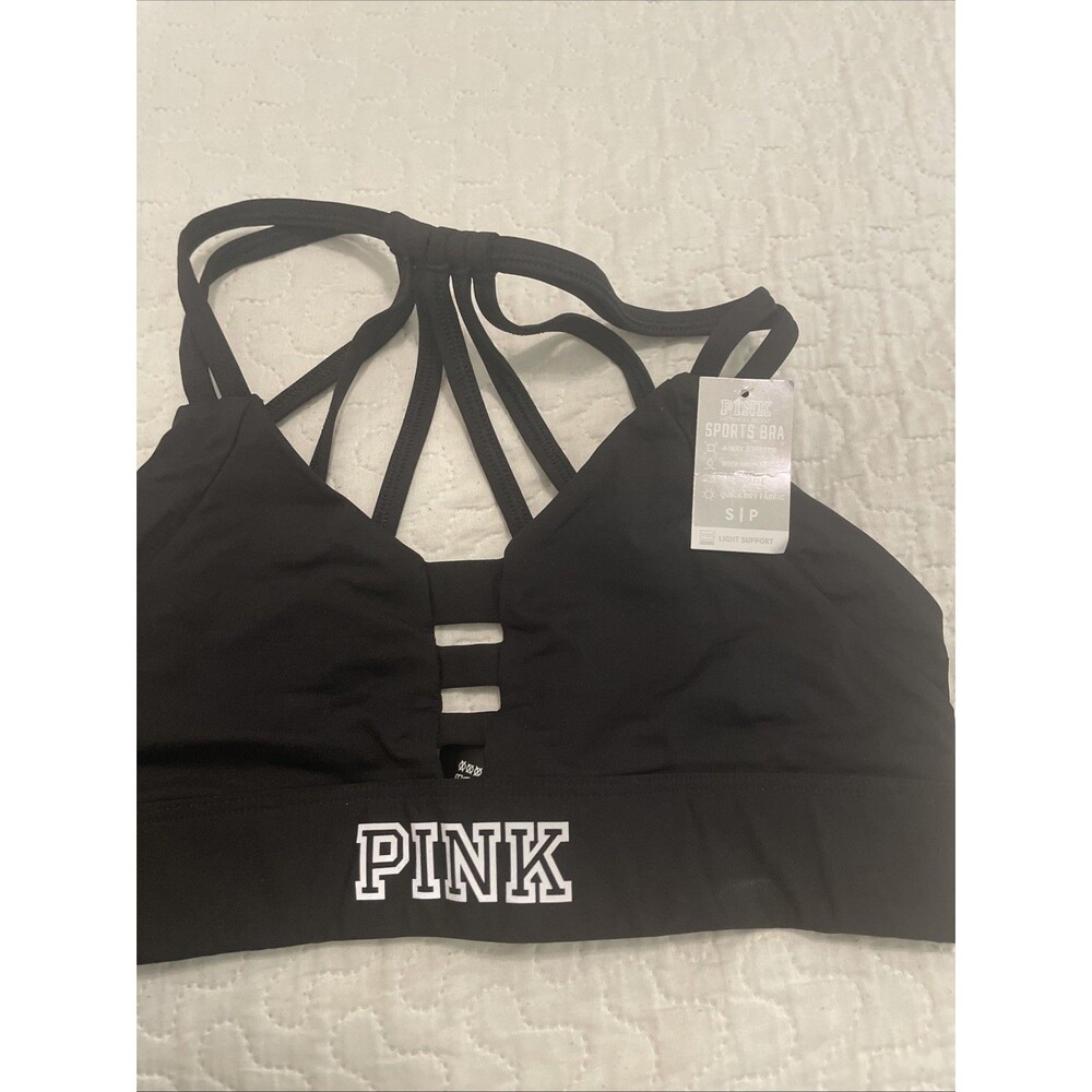 Victoria's Secret Pink Ultimate Sport Bra MedSupport Small S Quick Dry New